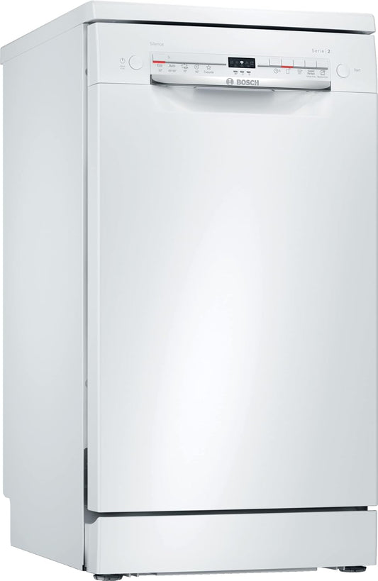 SPS2IKW04E - Série 2 - Lave-Vaisselle Pose-Libre - 45Cm - Home Connect - 9 Couverts - Moteur Ecosilence - Blanc