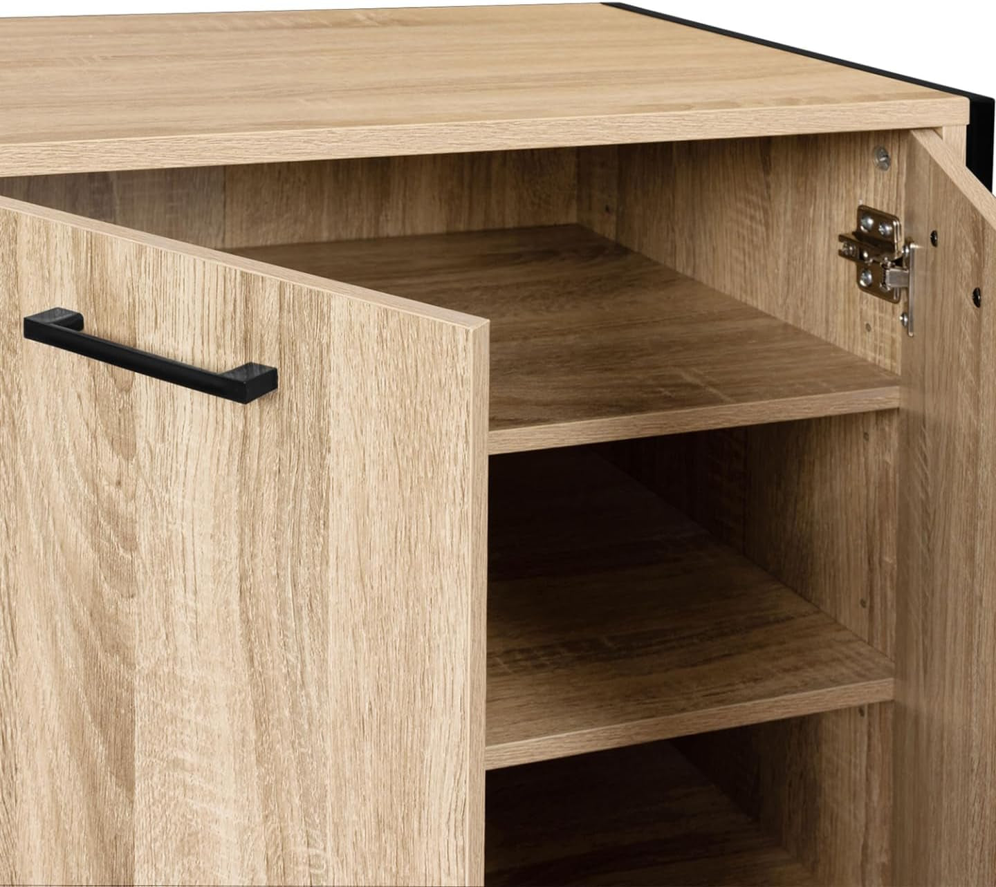 - Armoire À Chaussures 18 Paires Luis 2 Portes Design Industriel