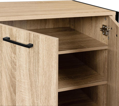 - Armoire À Chaussures 18 Paires Luis 2 Portes Design Industriel