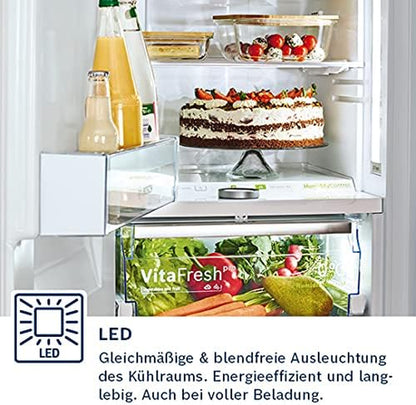 Serie 4 KGV362LEA Réfrigérateur-Congélateur Autoportante 308 L E Acier Inoxydable
