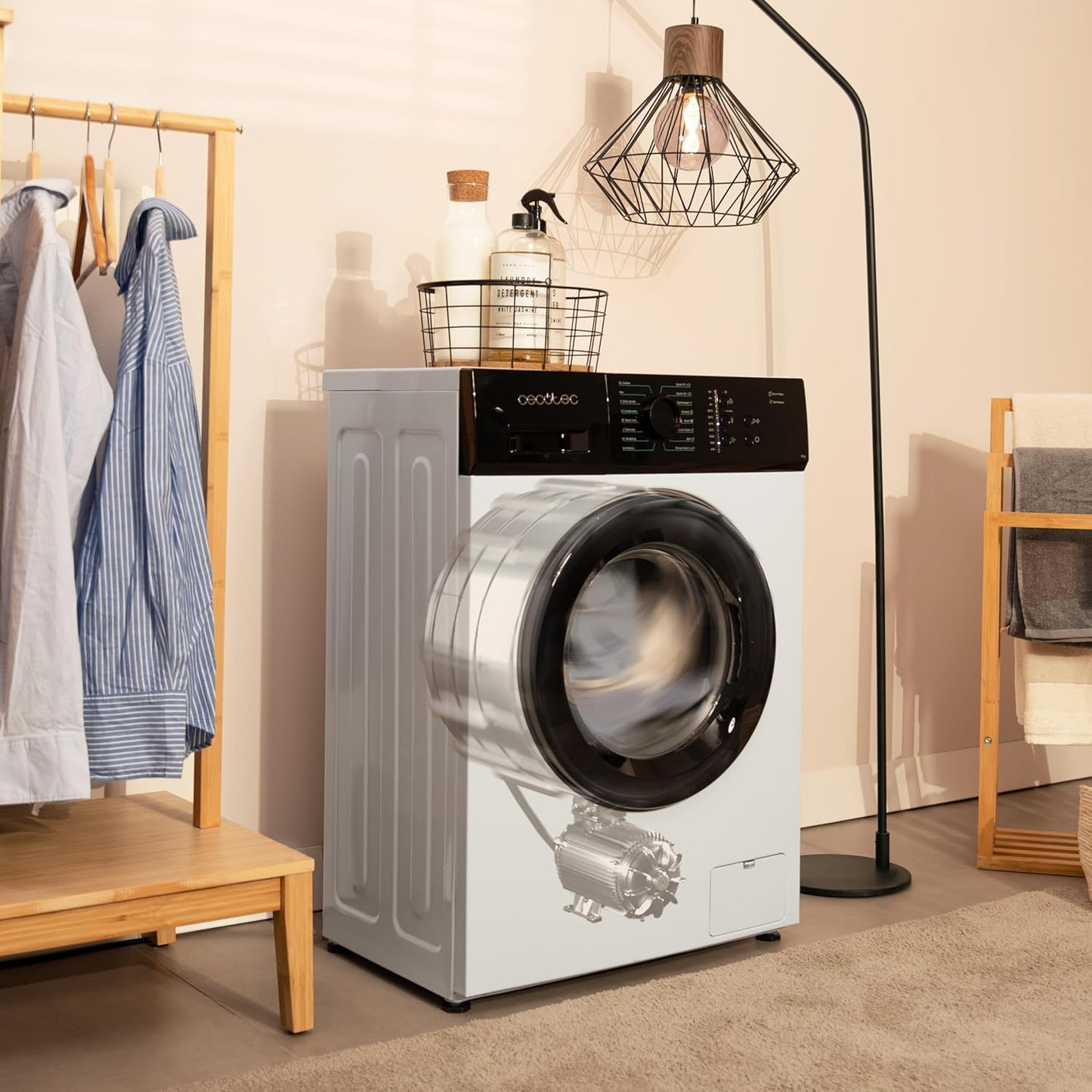 Lave-Linge 6 Kg Bolero Dresscode 620 E. Chargement Frontal, 1000 RPM, Faible Consommation D'Énergie, Drumclean, 15 Programmes, Kidlock, Prewash, Stérilisation 60ºc, Prrogramme Rapide 15'