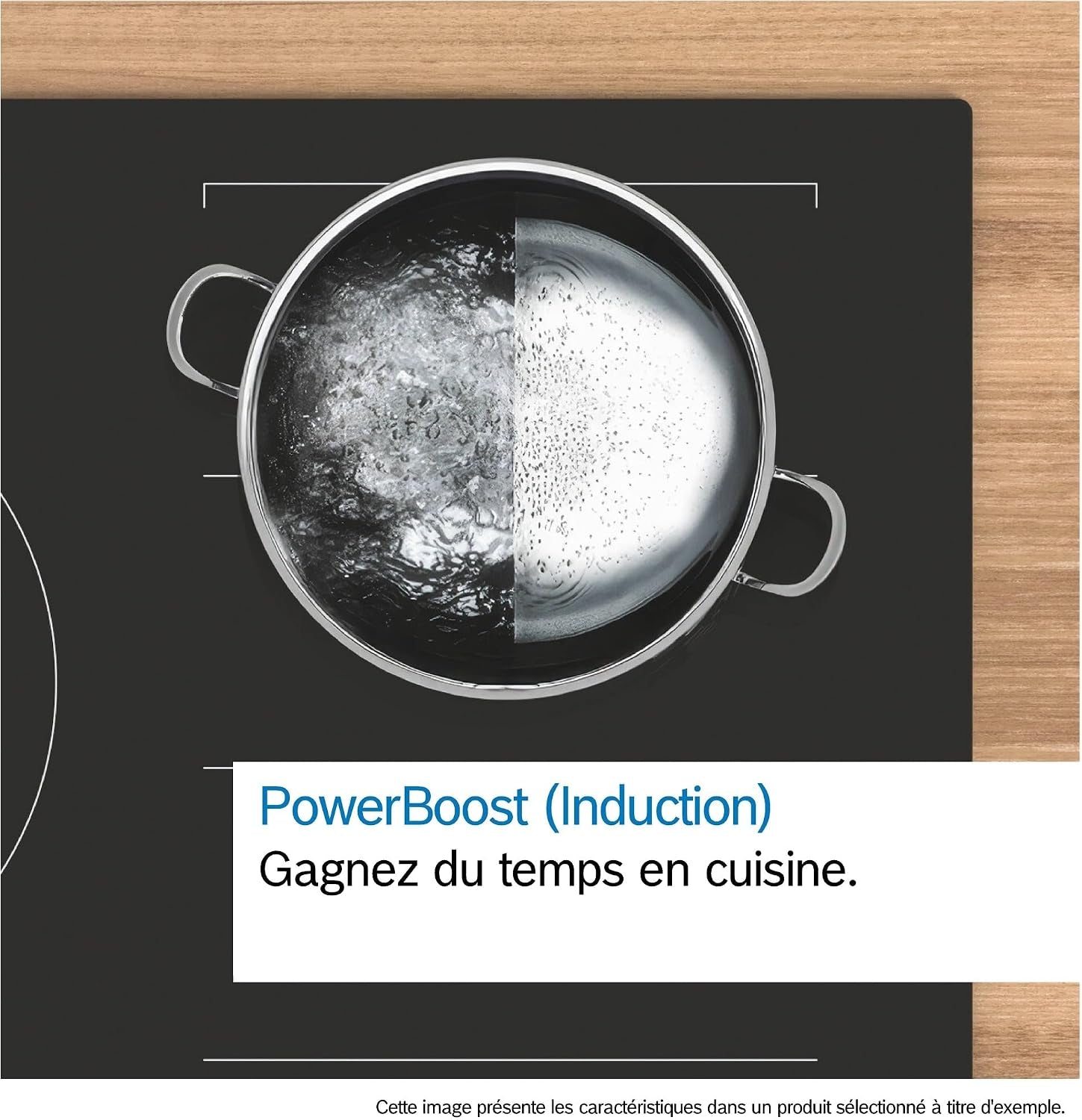 Bosch PUE611BB5E Série 4 - Plaque Induction, Touch Select | 60 Cm, Noir, 4 Foyers, Timer Avec Fonction Arrêt, 17 Niveaux De Réglage De La Puissance