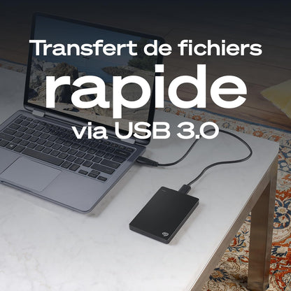 1Todisque Dur Portable | USB 3.0 (STGX1000400) | Stockage HDD Quotidien. Sauvegarde Plug-And-Play. Windows & Macos. Essai Adobe CC. Garantie 2 Ans + Rescue