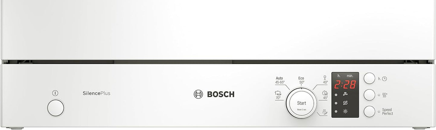 SKS62E32EU - Série 4 - Mini Lave-Vaisselle Pose-Libre - 55 Cm - 6 Couverts - 6 Programmes - Moteur Ecosilence Drive - Blanc