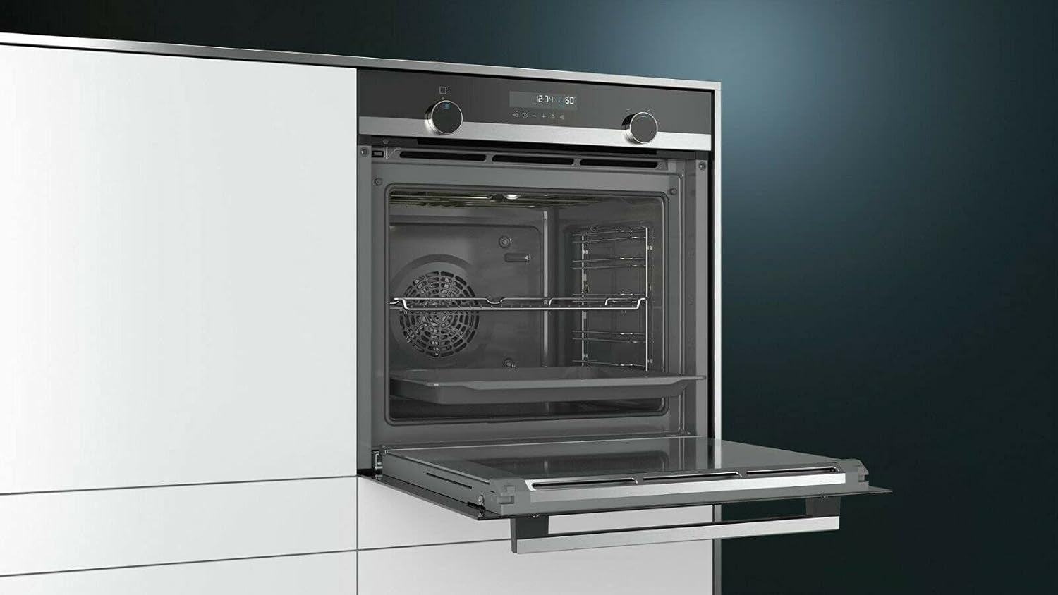 HB578ABS0 Four 71 L a Noir, Acier Inoxydable