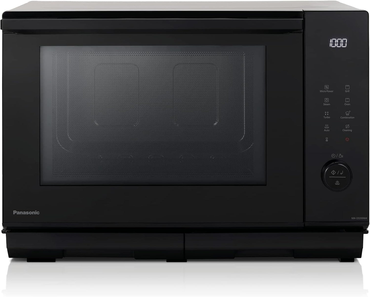 NN-DS59NMETG Four À Micro-Ondes Combiné 4-En-1 Avec Gril, 27 Litres, 1000W, Cuisson À Deux Niveaux, Capteur Genius, 32 Programmes Automatiques, Plateau Gril, Nettoyage Facile, Noir