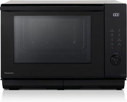 NN-DS59NMETG Four À Micro-Ondes Combiné 4-En-1 Avec Gril, 27 Litres, 1000W, Cuisson À Deux Niveaux, Capteur Genius, 32 Programmes Automatiques, Plateau Gril, Nettoyage Facile, Noir