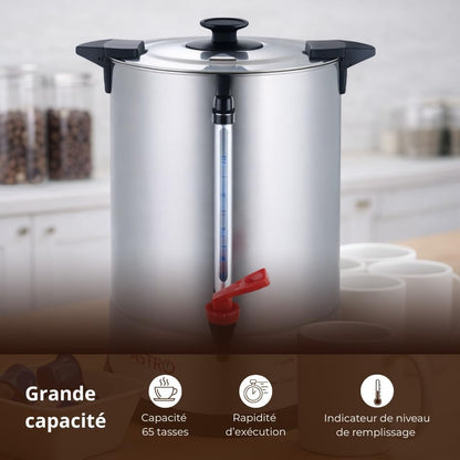 Percolateur À Café 7L - 65 Tasses - Filtre Inox Permanent