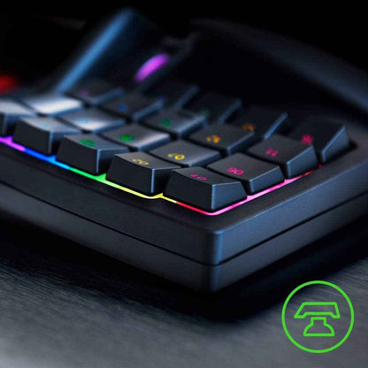 Razer Tartarus V2 - Pavé Numérique Gamer (32 Touches Entièrement Programmables, Forme Ergonomique Avec Paume Détachable, Fonctionnalité Hypershift, Eclairage RGB Chroma) Noir