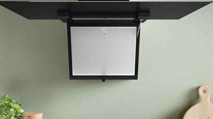 Bosch DWK87FN60 Série 4 - Hotte Murale, Température D'Éclairage | 80 Cm, Noir, Home Connect, Silentpowerdrive, Commande Vocale Avec Alexa