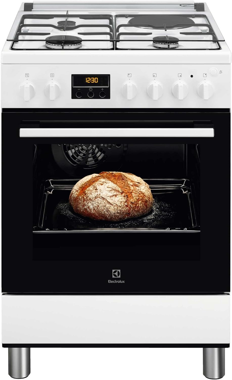 FIN00029 Cuisinière Mixte Gaz/Électrique-4 Foyers-Surroundcook-Lkm648588W