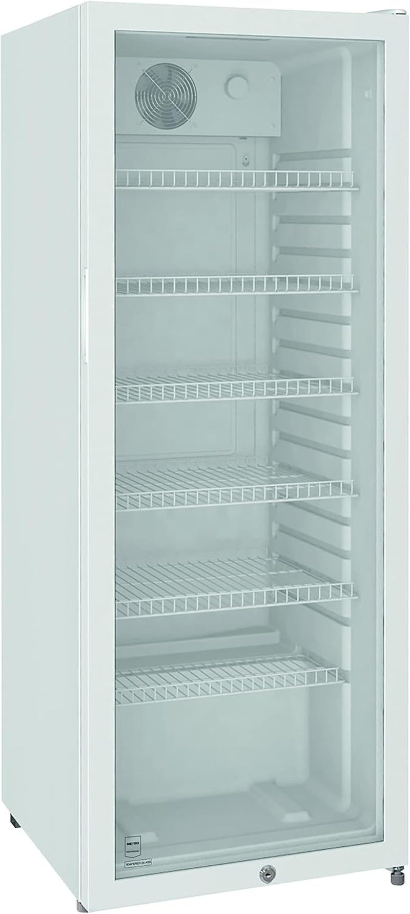 METRO Professional Réfrigérateur À Boissons GSC4240, 237 L, 54 X 54.5 X 139.5 Cm, Métal/Plastique/Verre, Refroidissement Statique, 110 W, Blanc