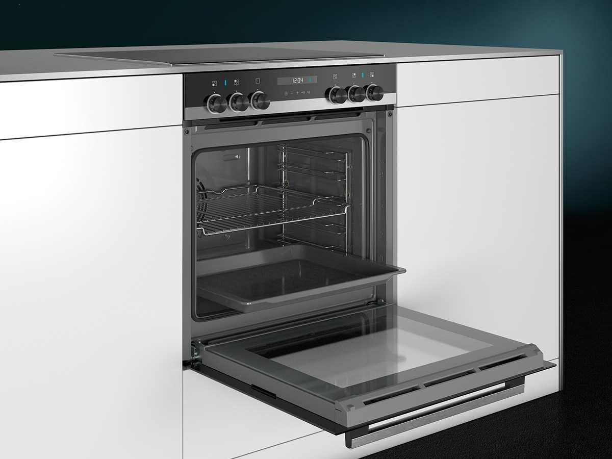 He517Abs0 Four Électrique 71L À Noir, Acier Inoxydable Four
