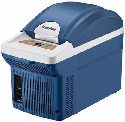 Réfrigérateur Voiture, Glacière Électrique, Mini Congélateur Compresseur | Double Alimentation Glacière Et Compact Réfrigérateur Portable Pour Camping, 8 Litres, Modèle Numérique 12V/24V/220V