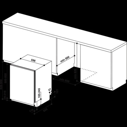 Whirlpool Combinaison Réfrigérateur-Congélateur ARZ735
