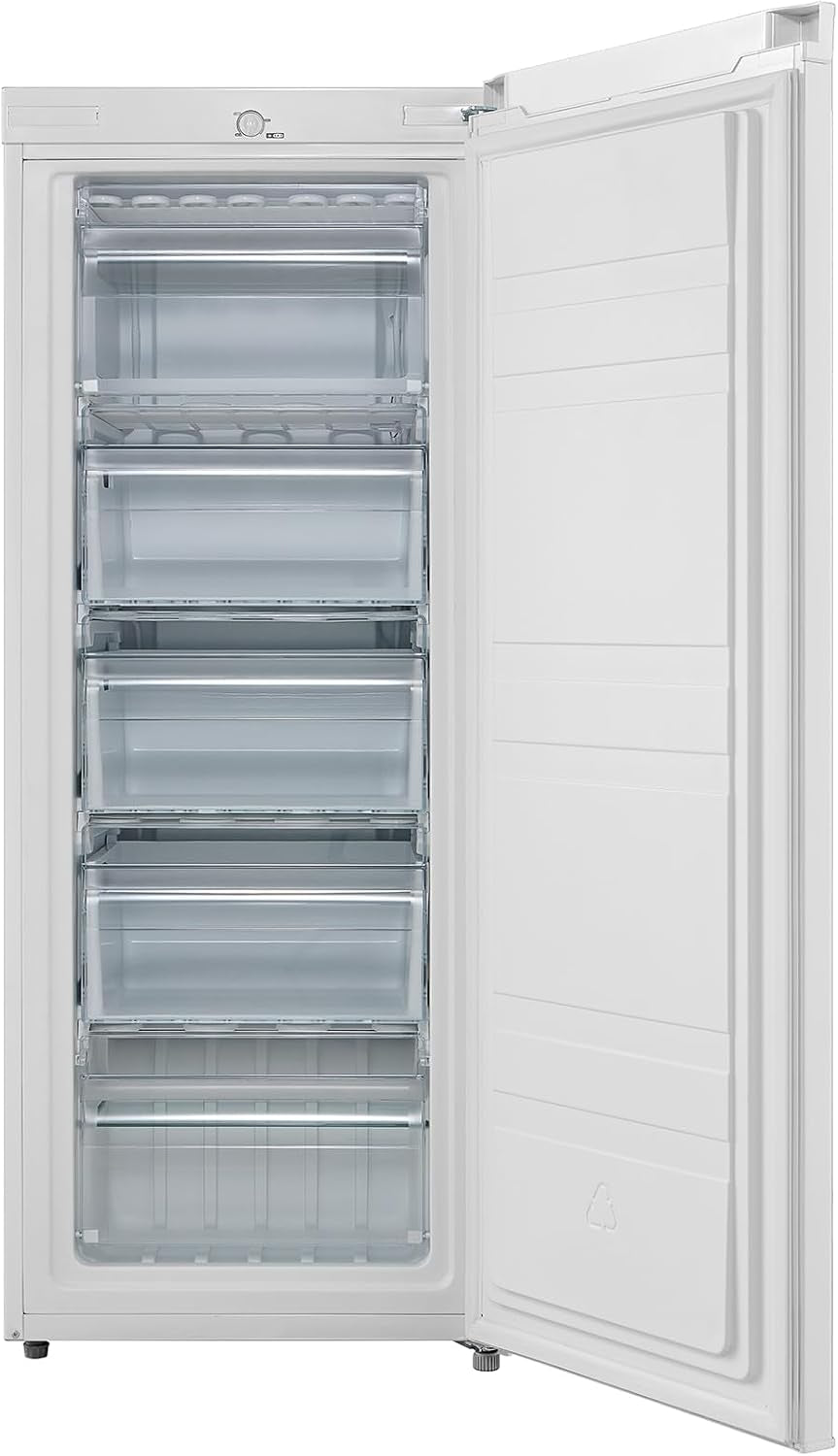 ' 160L Congélateur Armoire, Réglage De La Température, Blanc | Porte Réversible, 42 Db Silencieux, 183 Kwh/An, Thermostat Réglable, Pieds Ajustables, Puissance De Congélation Élevée