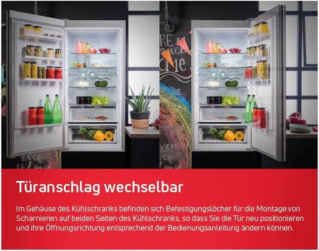 Amica UVKSD 351 950 Unterbau-Vollraum-Kühlschrank, Nischenhöhe: 82 Cm, 103 L, Festtürtechnik, Dekorfähig