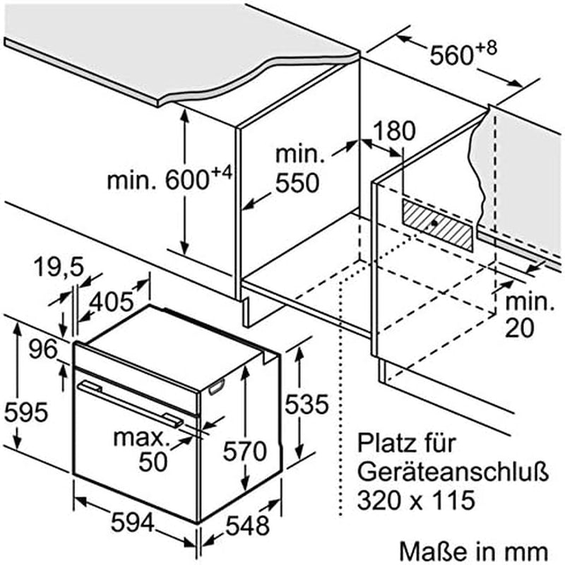 HE578ABS1 Four (Électrique/Encastrable) / 59,4 Cm/Horloge Électronique/Porte Intérieure En Verre Plein/Acier Inoxydable
