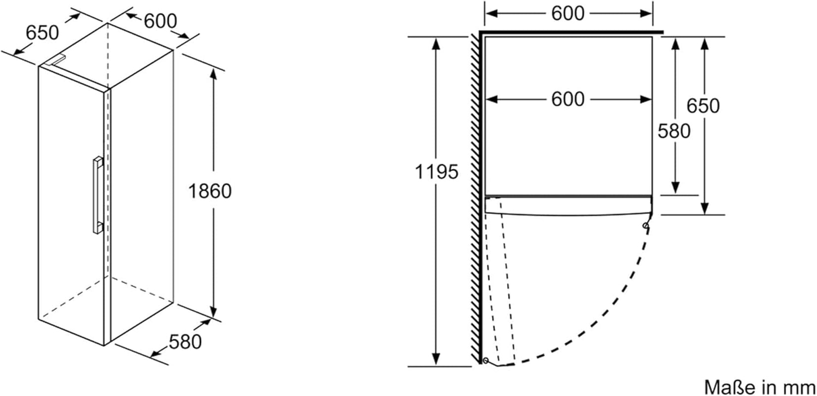 Réfrigérateur 1 Porte  KSV36VLDP