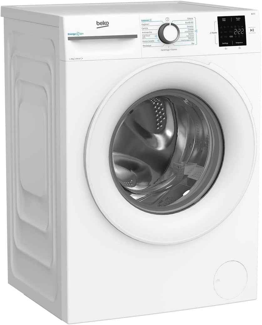 Lavatrice 8Kg Energy Spin a Inverter Vapore 1200Giri Bmwu3821W