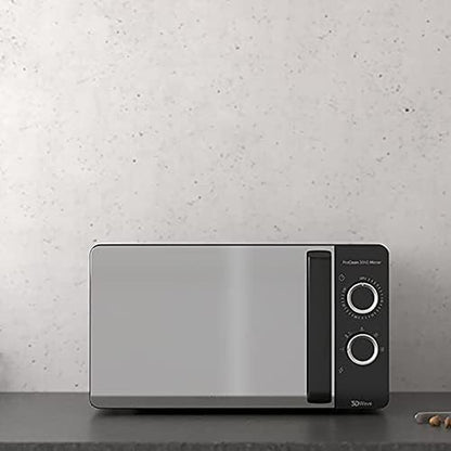 Micro-Ondes Proclean 3040. Capacité De 20 L, Revêtement Ready2Clean, 700 W De Puissance, 6 Niveaux De Fonctionnement, Minuterie 30 Minutes, Mode Décongeler, Finition Noir.