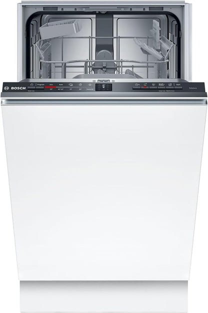 SPV2HKX42E - Série 2 - Lave-Vaisselle Tout Intégrable - 45 Cm - 10 Couverts - Home Connect &  Four Encastrable Série 4-60 X 60 Cm - HBA553BR0 - Four Multi-Fonctions À Air Chaud 3D