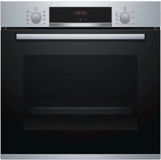 HBA553BR0 Four Intégrable Série 4 - Four Multifonction - 3400 W - Grande Capacité De 71 L - Inox