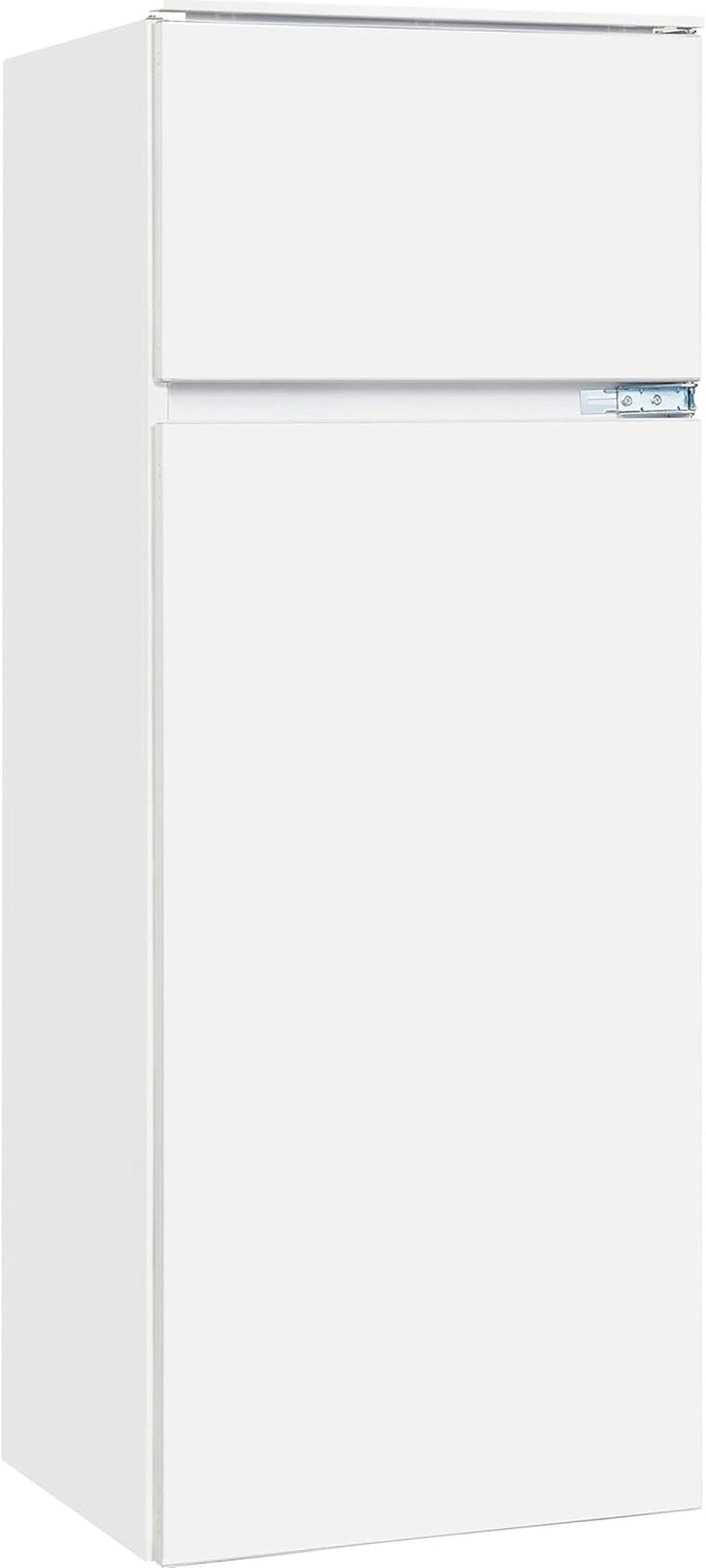 Exquisit Réfrigérateur Encastrable EKGC265-40-040E | Appareil Encastrable | Montage De Porte Coulissante | Capacité Utile De 205 L | Blanc | Réfrigérateur | Compartiment À Légumes | Lumière LED |