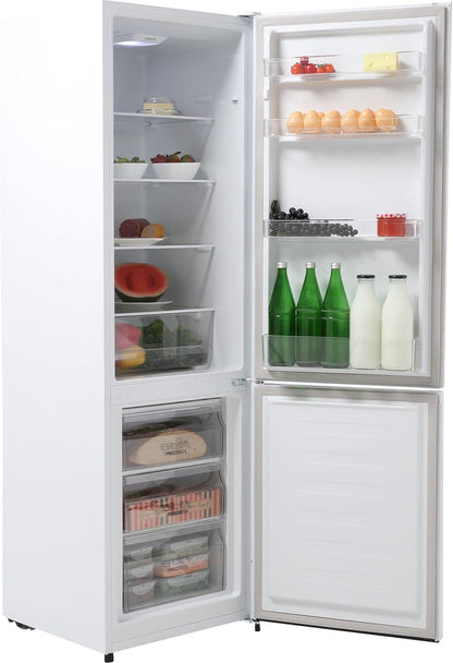 RK 4182 PW4 Réfrigérateur Congélateur - Capacité Totale De 269 L - Partie Réfrigérateur De 198 L - Partie Congélateur De 71 L - Éclairage LED - Compartiment À Légumes - Butée De Porte