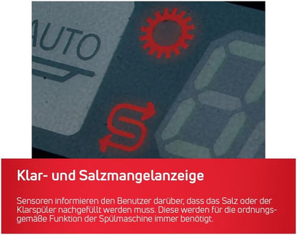 Amica EGSPV 597 201 Vollintegrierter Geschirrspüler, 59,8 Cm Breit, 12 Maßgedecke, 5 Spülprogramme, Startzeitvorwahl