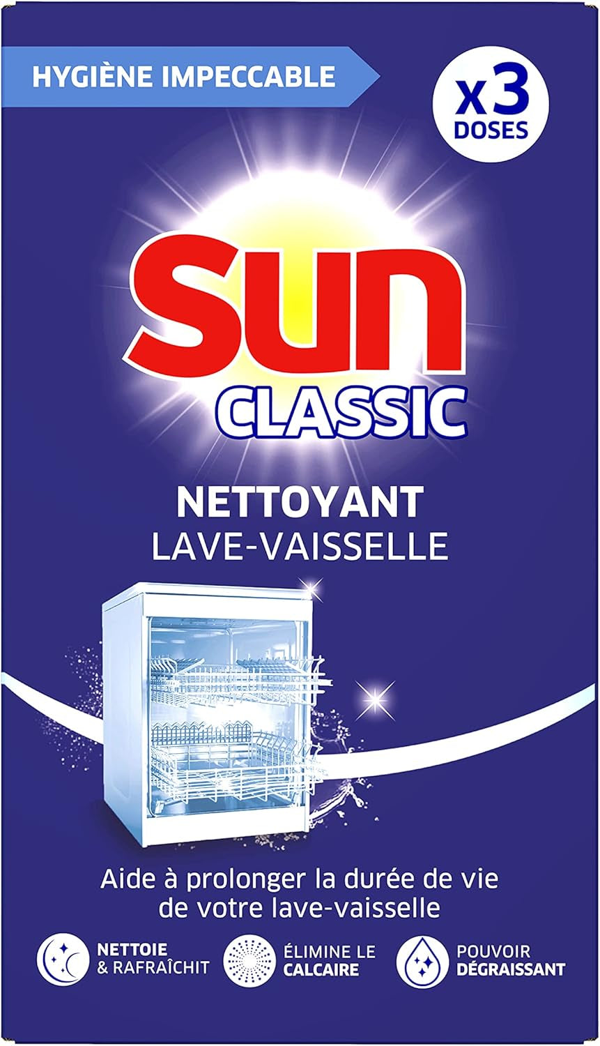 Nettoyant Lave-Vaisselle Classique 3 Doses Contre Le Calcaire Et Les Dépôts De Graisse