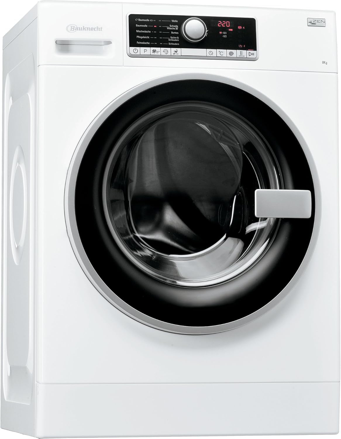 Bauknecht Wa Prime 854 Z Machine À Laver FL/A + + +/177 Kwh/An/1400 Tr/Min, 8 Kg/Ultra Silencieux Avec 48 Db/Zen Entraînement Direct/Blanc