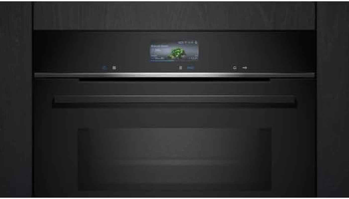 SIEMENS Four Encastrable Pyrolyse CM776G1B1, IQ700, Combiné Compact