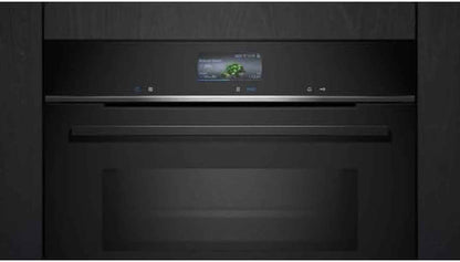 SIEMENS Four Encastrable Pyrolyse CM776G1B1, IQ700, Combiné Compact
