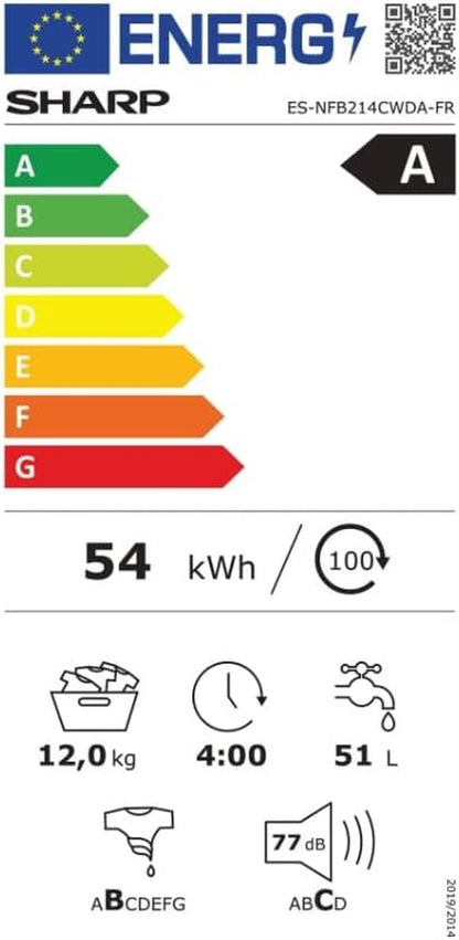Lave Linge Frontal ESNFB214CWDA