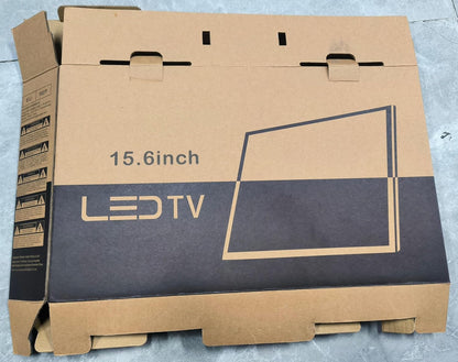 TV Numérique 16 Pouces Freeview | Tuner DVB-T2, Entrée AV, HDMI/VGA, Port USB, Alimentation 12V Voiture Ou Secteur, Télécommande