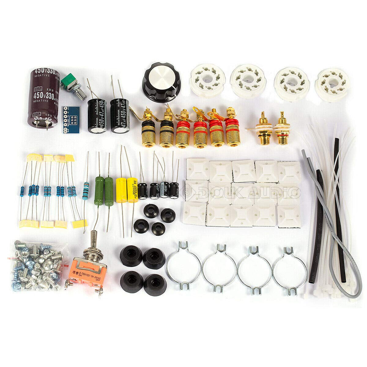 Class a Amplificateur À Lampes 6N9P & 6L6GCR Tube Amp Amplificateur Stéréo DIY KIT Hifi 2.0 Canaux Ensemble De Montage D'Amplificateur À Valve 7 W X2