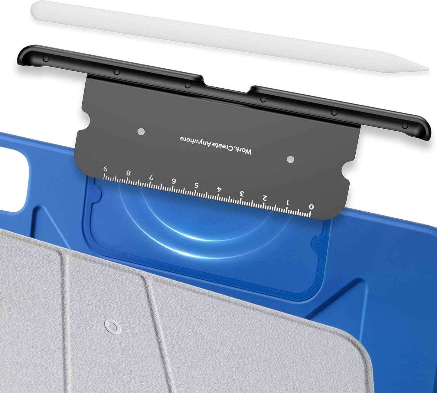 Pencil Porte-Stylet Pour Apple Pencil Pro / 2E Génération/Étui USB-C Compatible Avec Apple Smart Folio, Magic Keyboard, Étuis  Dynamic Et Float Folio