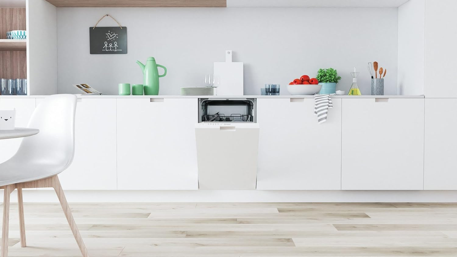 Nouveau Modèle INDESIT DI9E 2B10 Lave-Linge 45 Cm Compartiment Total Sans Panneau 9 Couvertures Classe F