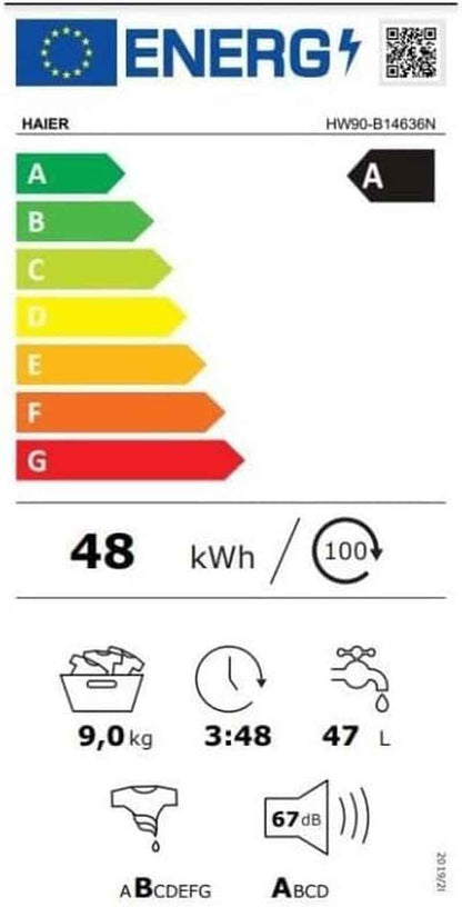 HAIER Lave Linge Frontal HW90-B14636N-FR