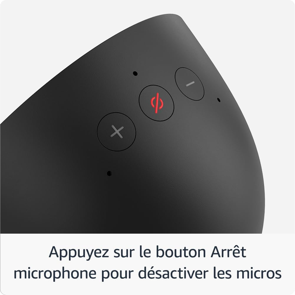 Echo Spot (Nouvelle Génération) | Réveil Connecté Avec Un Son De Qualité | Noir, Avec Accès Anticipé À Alexa+