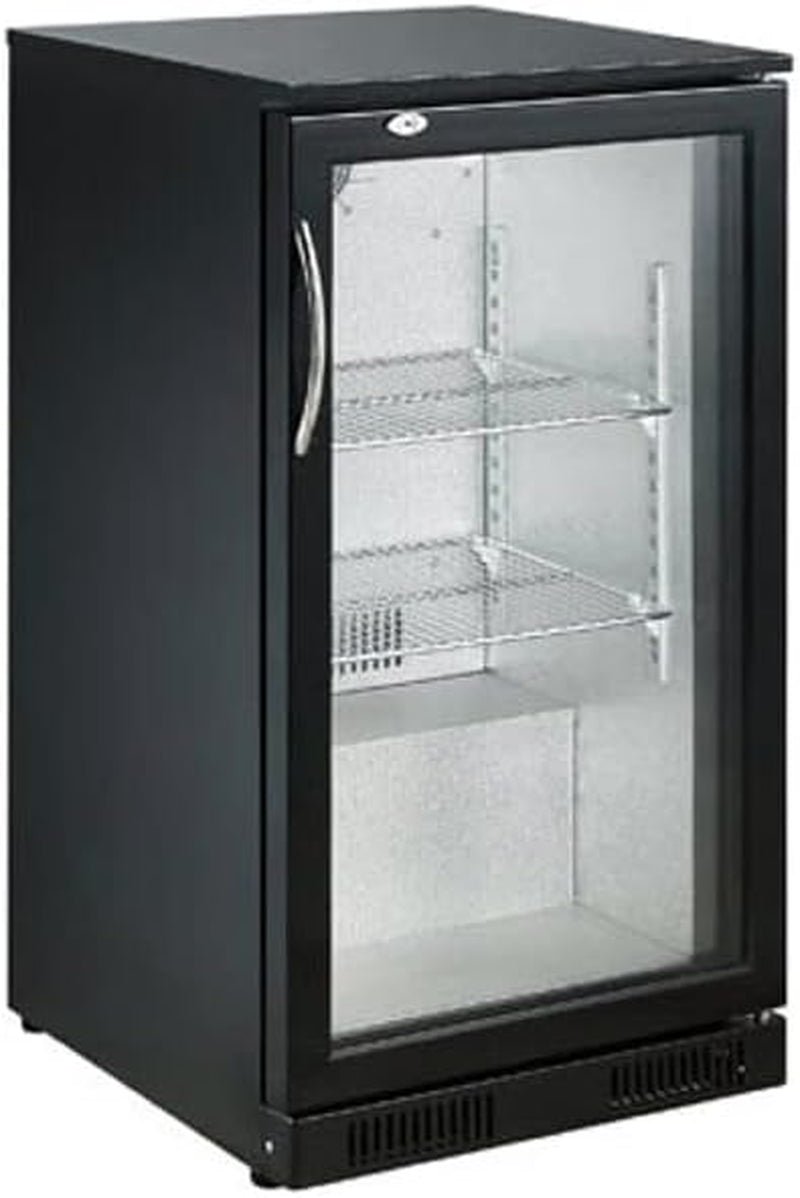 Arrière-Bar Réfrigéré 98 L - Combisteel - R600Agepoedercoat Staal1 Portevitrée/Battante
