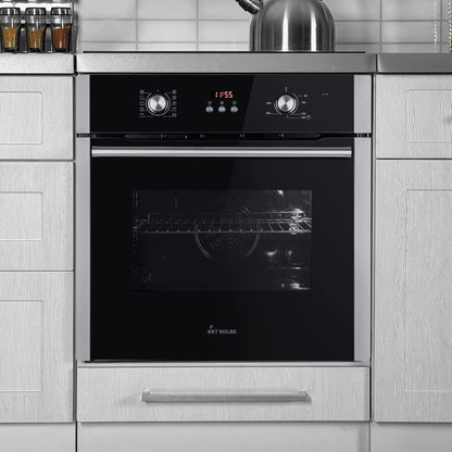 KKT Kolbe/Four Encastré 60Cm / 70L / 3Kw / Nettoyage À La Vapeur/Air Chaud/Double Vitrage D'Isolation Thermique / BO8805SS