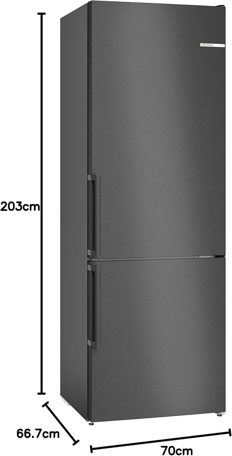 Réfrigérateur Série 4 C Inox, 440 L, Acier Inoxydable
