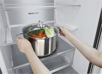 Electronics GBB72MCVBN Réfrigérateur-Congélateur - Capacité Utile : 384 L - Classe D'Efficacité Énergétique - Noir Mat - 203 Cm - Compresseur Linéaire Inverseur - Noir Mat Métallisé