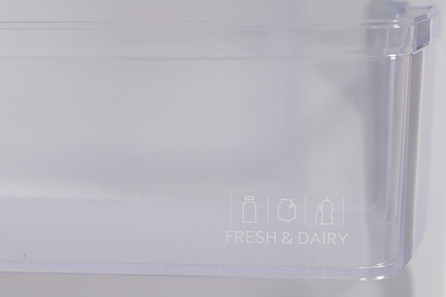 Respekta Réfrigérateur-Congélateur Côte À Côte Avec Distributeur D'Eau En Acier Noir AC178BSWS-18 / H:178 Cm, L:91 Cm/Compartiment Réfrigérateur De 326 L, Congélateur De 174 L, No Frost