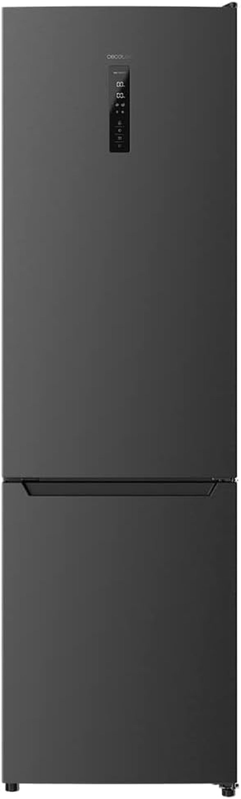 Frigorífico Combi 2 Puertas Bolero Coolmarket Combi 356 Dark D. 356 L, Altura 200 Cm Y 60 Cm De Ancho, Bajo Consumo, Sistema Multi Air Flow, Total No Frost, 2 Cajones