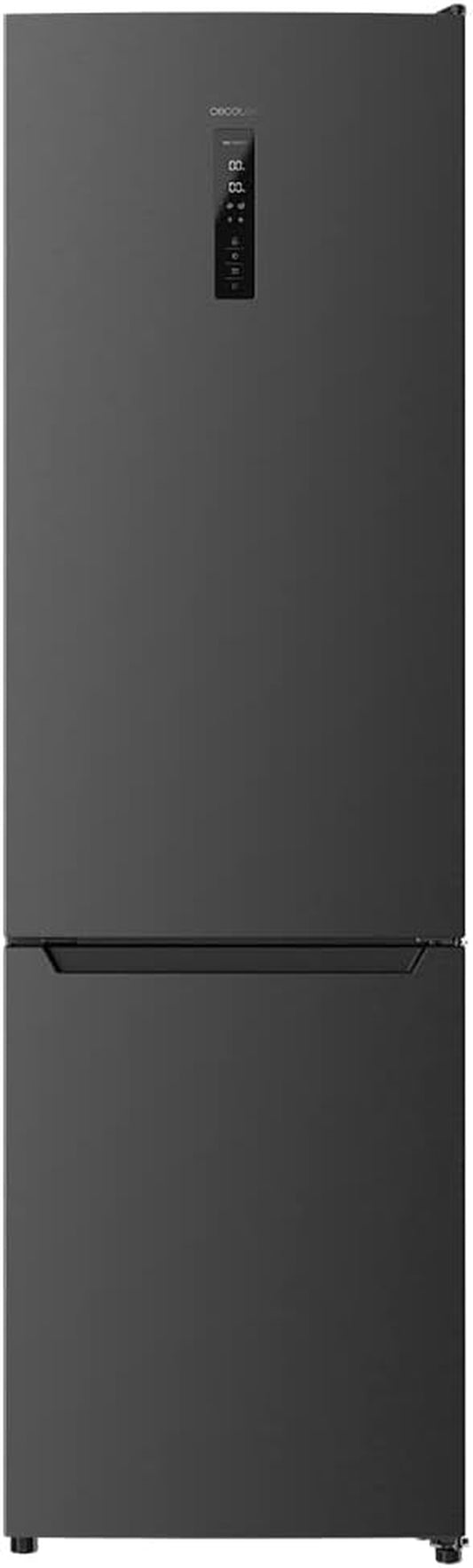Frigorífico Combi 2 Puertas Bolero Coolmarket Combi 356 Dark D. 356 L, Altura 200 Cm Y 60 Cm De Ancho, Bajo Consumo, Sistema Multi Air Flow, Total No Frost, 2 Cajones