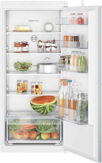 Bosch KIV865SE0 Série 2 - Réfrigérateur Combiné, Intégrable, Lowfrost | 177.2 X 54.1 Cm, Cool Airflow, Éclairage LED, Fabriqué En Allemagne