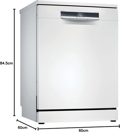 SMS6ZCW08E - Série 6 - Lave-Vaisselle Pose-Libre - Home Connect - 14 Couverts - Silence plus 40 Db - Blanc
